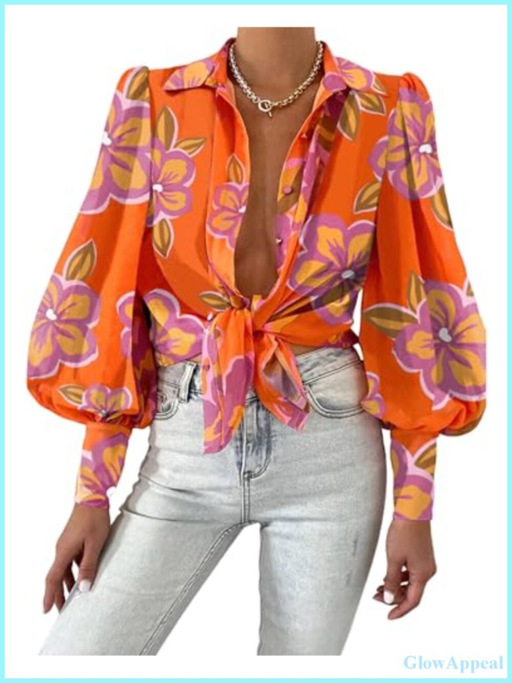 Women's Dressy Casual Long Sleeve Blouse Button Down Shirt